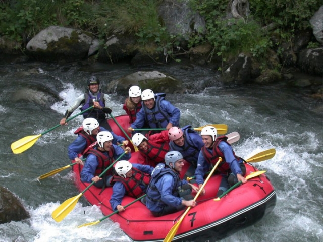  rafting con gli amici Neste d'Aure 